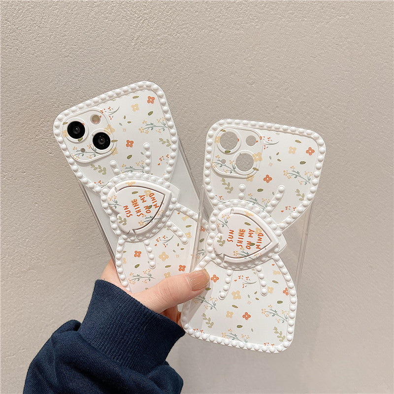 Sunshine On My Mind Heart Stand iPhone Case-Fonally-