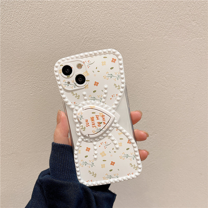 Sunshine On My Mind Heart Stand iPhone Case-Fonally-