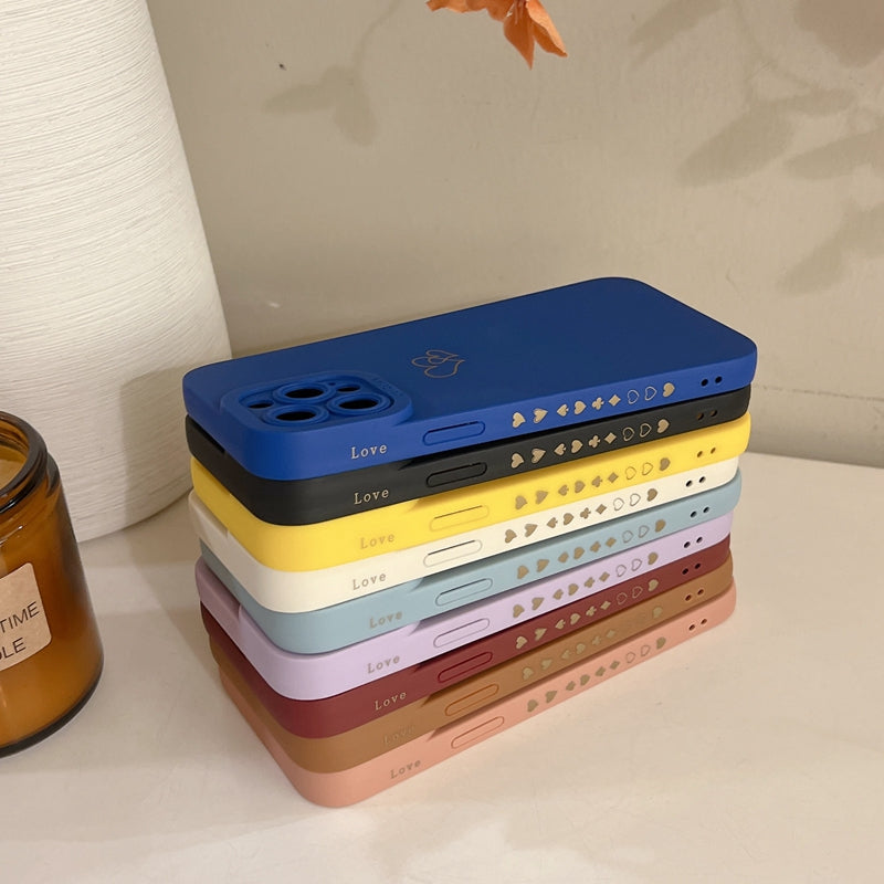 Two Cute Hearts iPhone Case-Fonally-