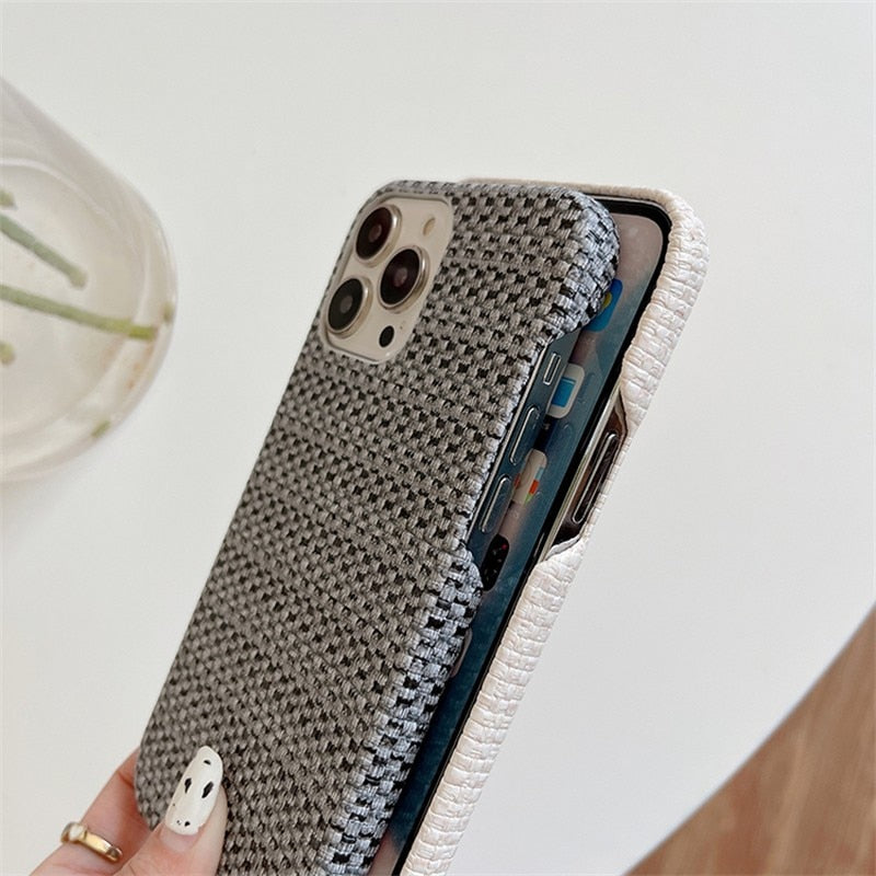 Woven Fabric iPhone Case-Fonally-