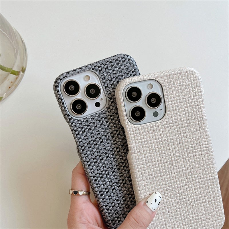 Woven Fabric iPhone Case-Fonally-