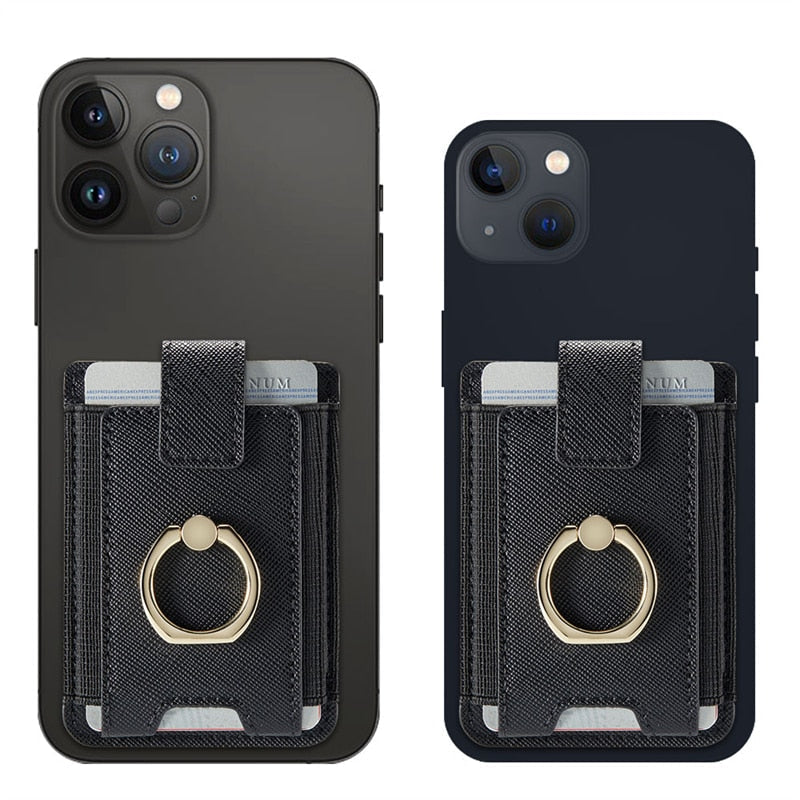 Pro Max Card Holder Phone Case Iphone Cards Holder Adhesive Back Sticking  Wallet For IPhone