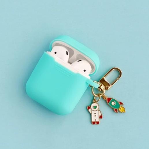 AirPods Spaceman Case-Fonally-Ocean Blue-