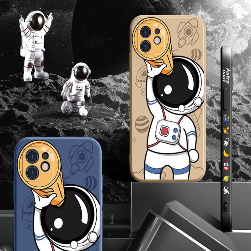Astronaut Camera Play iPhone Case-Fonally-