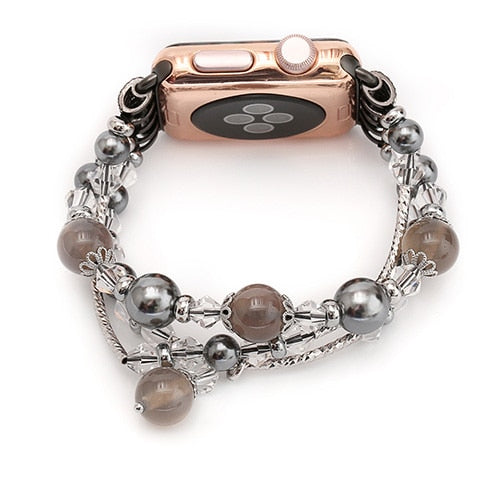 Bracelet Bands for Apple Watch-Fonally-Gray-For 38 mm and 40 mm-