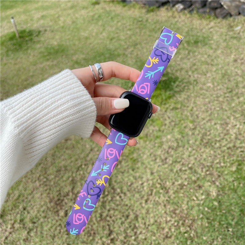Cute Art Bands for Apple Watch-Fonally-