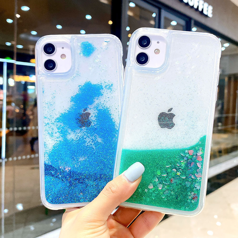 Hearts & Glitters iPhone Case-fonallycases-