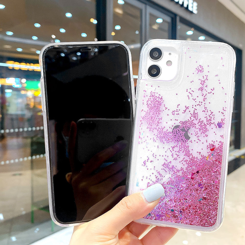 Hearts & Glitters iPhone Case-fonallycases-