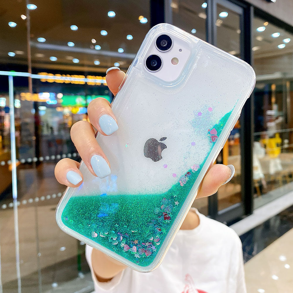 Hearts & Glitters iPhone Case-fonallycases-