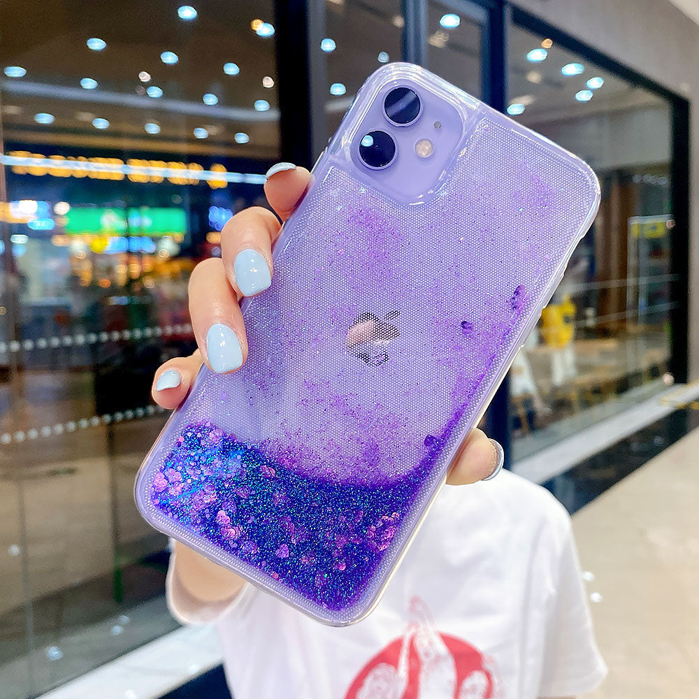 Hearts & Glitters iPhone Case-fonallycases-