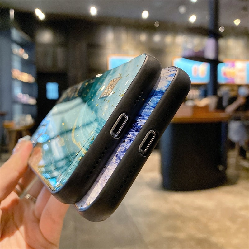 Jade Marble iPhone Case-Fonally-