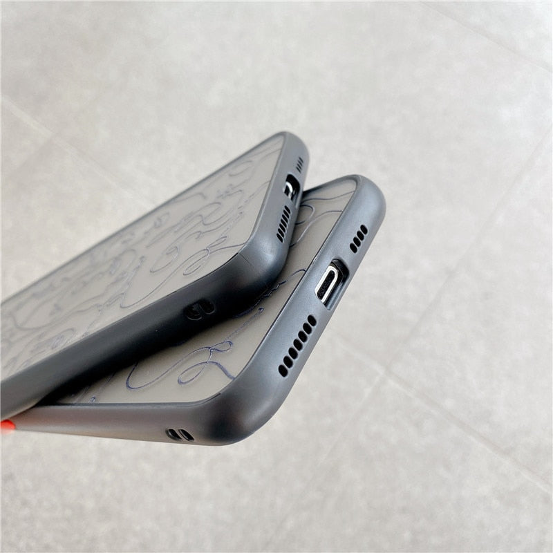 Line Art iPhone Case-Fonally-