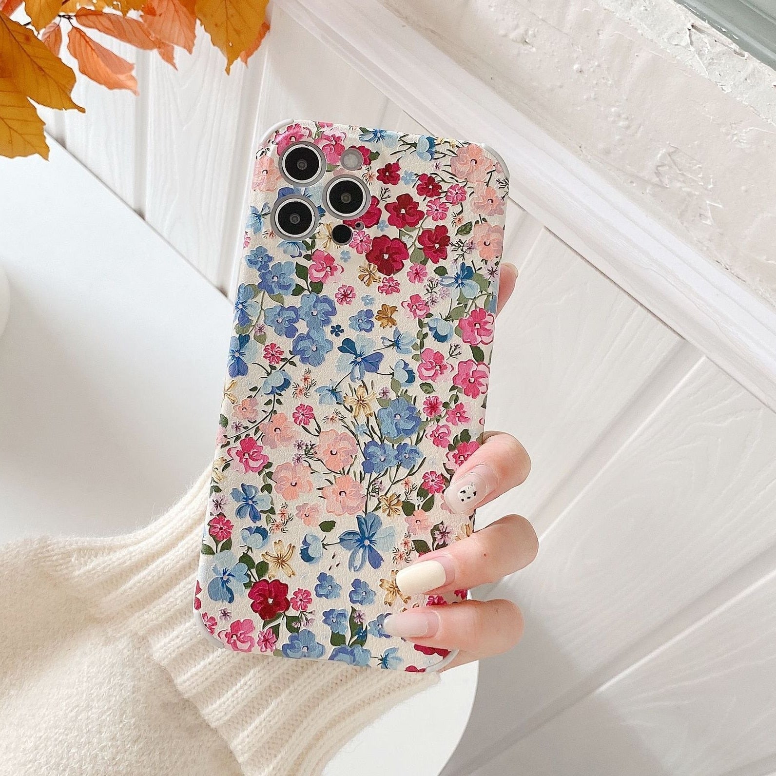 Oil Painting Flower Mix iPhone Case-Fonally-