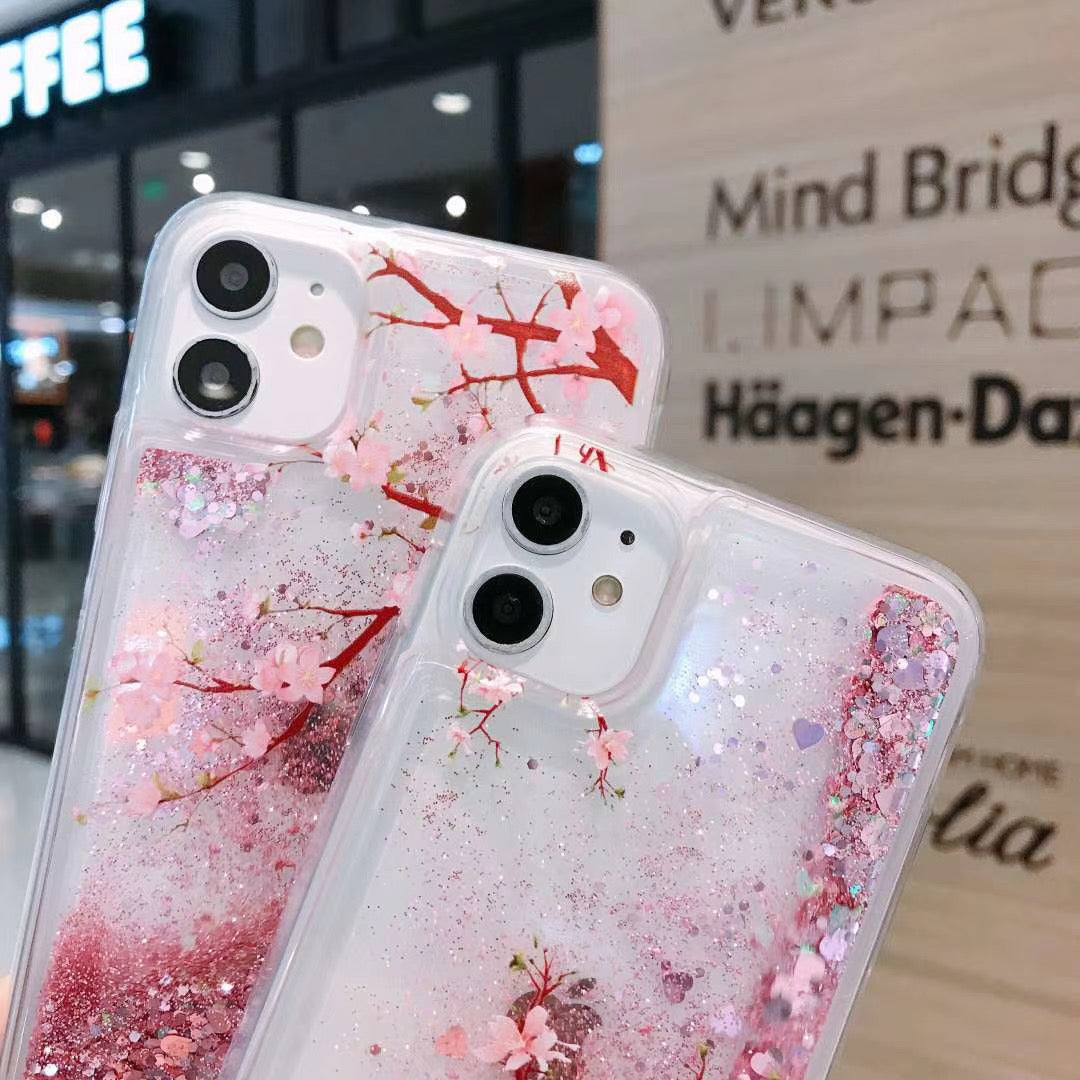 Sakura Quicksand iPhone Case-Fonally-