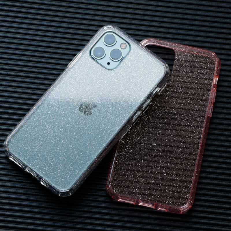 Shockproof sides Glitter iPhone Case-Fonally-