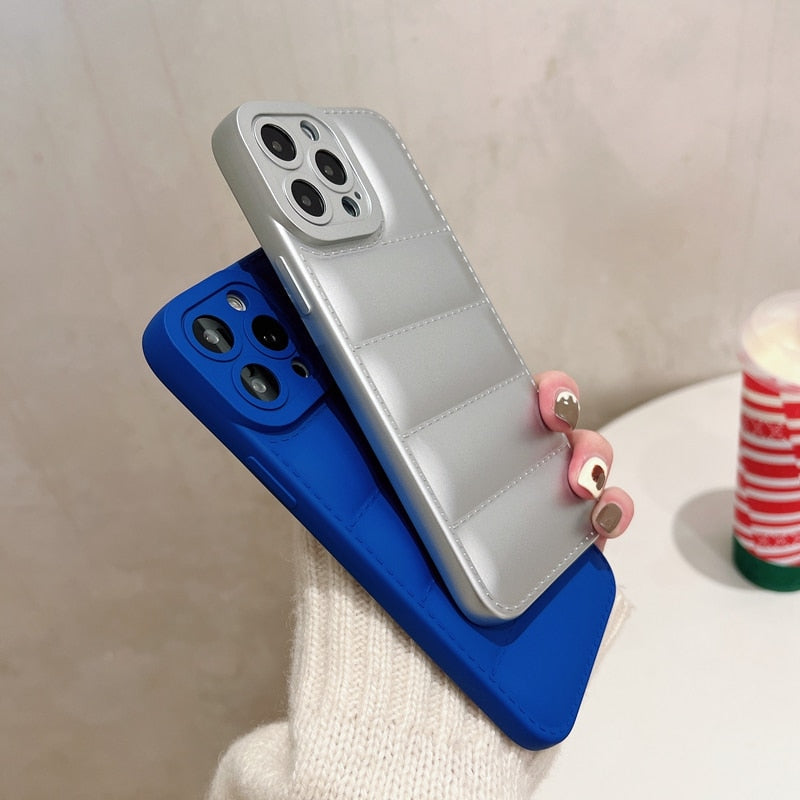 Soft Down Jacket iPhone Case-Fonally-