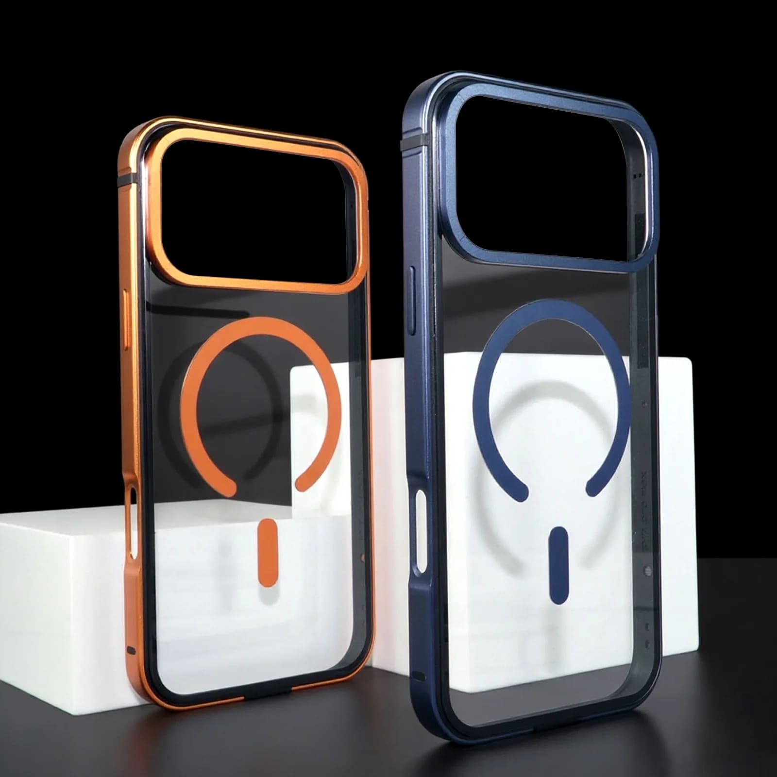 Luxury Metal Frame MagSafe iPhone 17 Pro Max Case