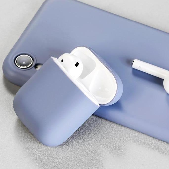 AirPods Silicone Case & FREE GIFTS-Fonally-Blue Grey-For AirPods 3-