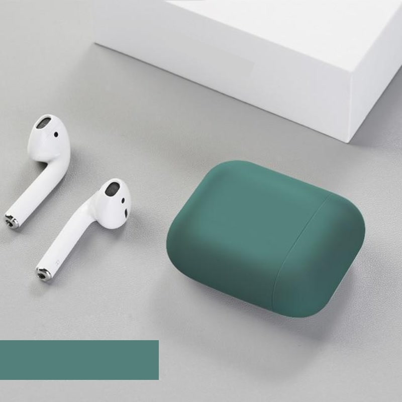 AirPods Silicone Case & FREE GIFTS-Fonally-Midnight Green-For AirPods 3-
