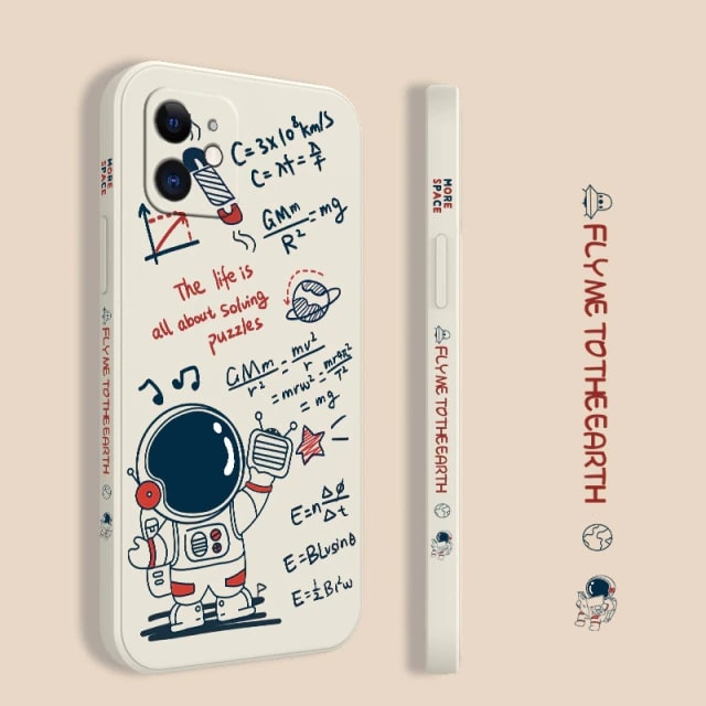 Astronaut and Equations iPhone Case-Fonally-For iPhone 13 Pro Max-B-