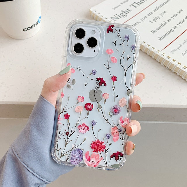 Blossom Bumper iPhone Case-Fonally-For iPhone 12 Pro Max-A-