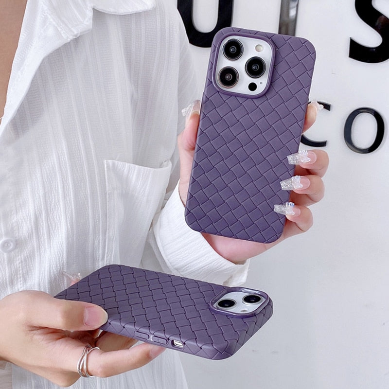 Breathable Weave Textured iPhone Case-Fonally-