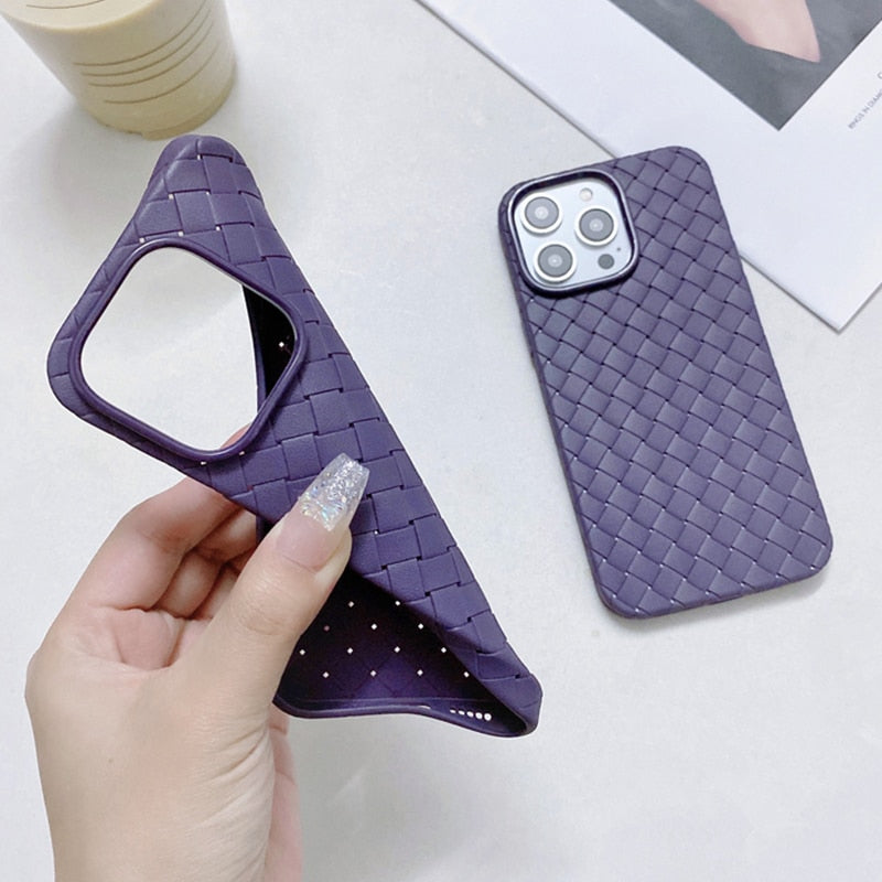 Breathable Weave Textured iPhone Case-Fonally-