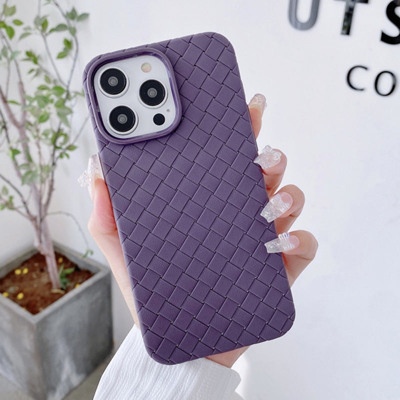 Breathable Weave Textured iPhone Case-Fonally-