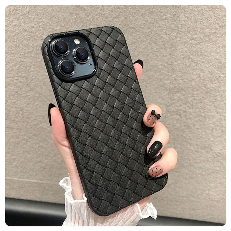 Breathable Weave Textured iPhone Case-Fonally-