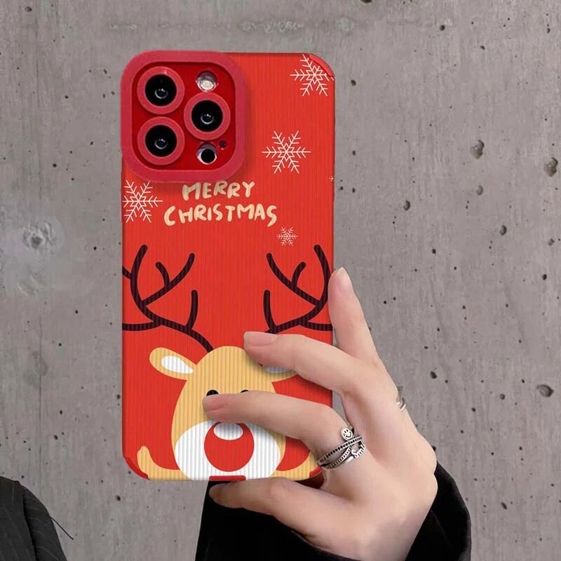 Christmas Cartoon New Year iPhone Case-Fonally-