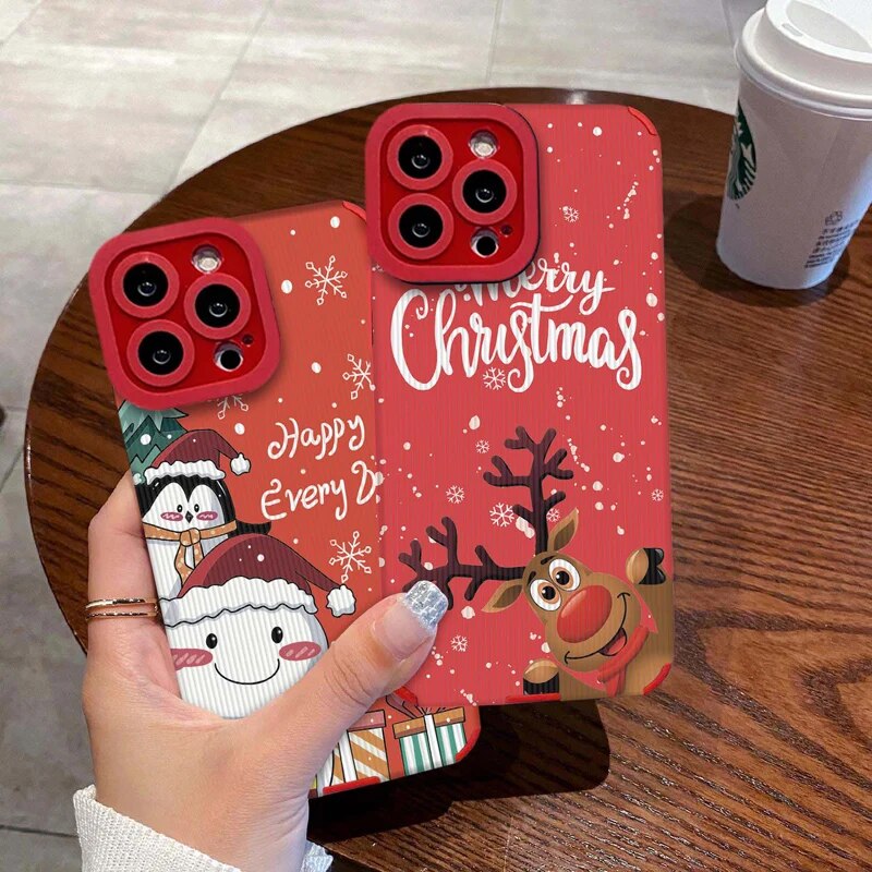 Christmas Cartoon New Year iPhone Case-Fonally-
