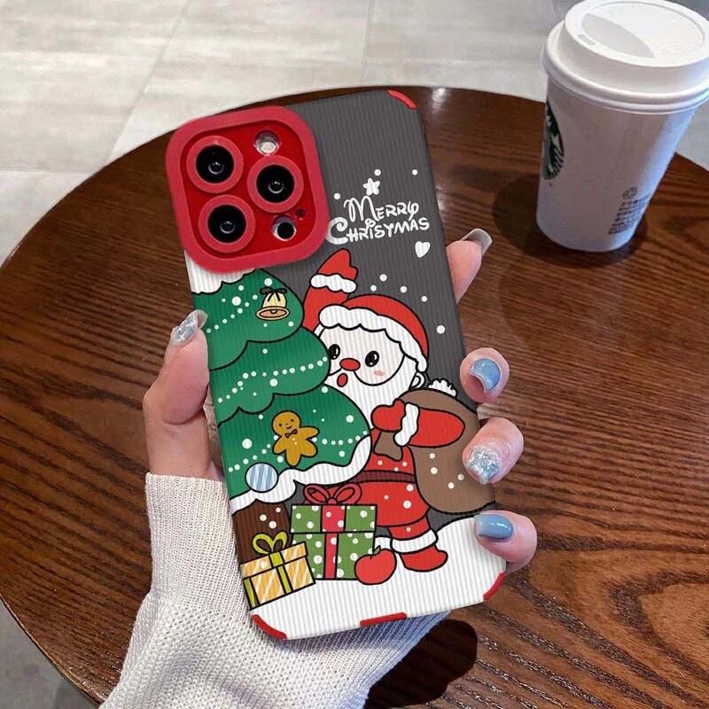 Christmas Cartoon New Year iPhone Case-Fonally-For iPhone 11-2-