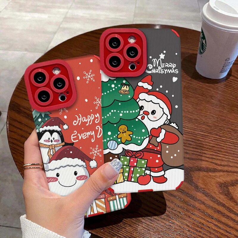 Christmas Cartoon New Year iPhone Case-Fonally-