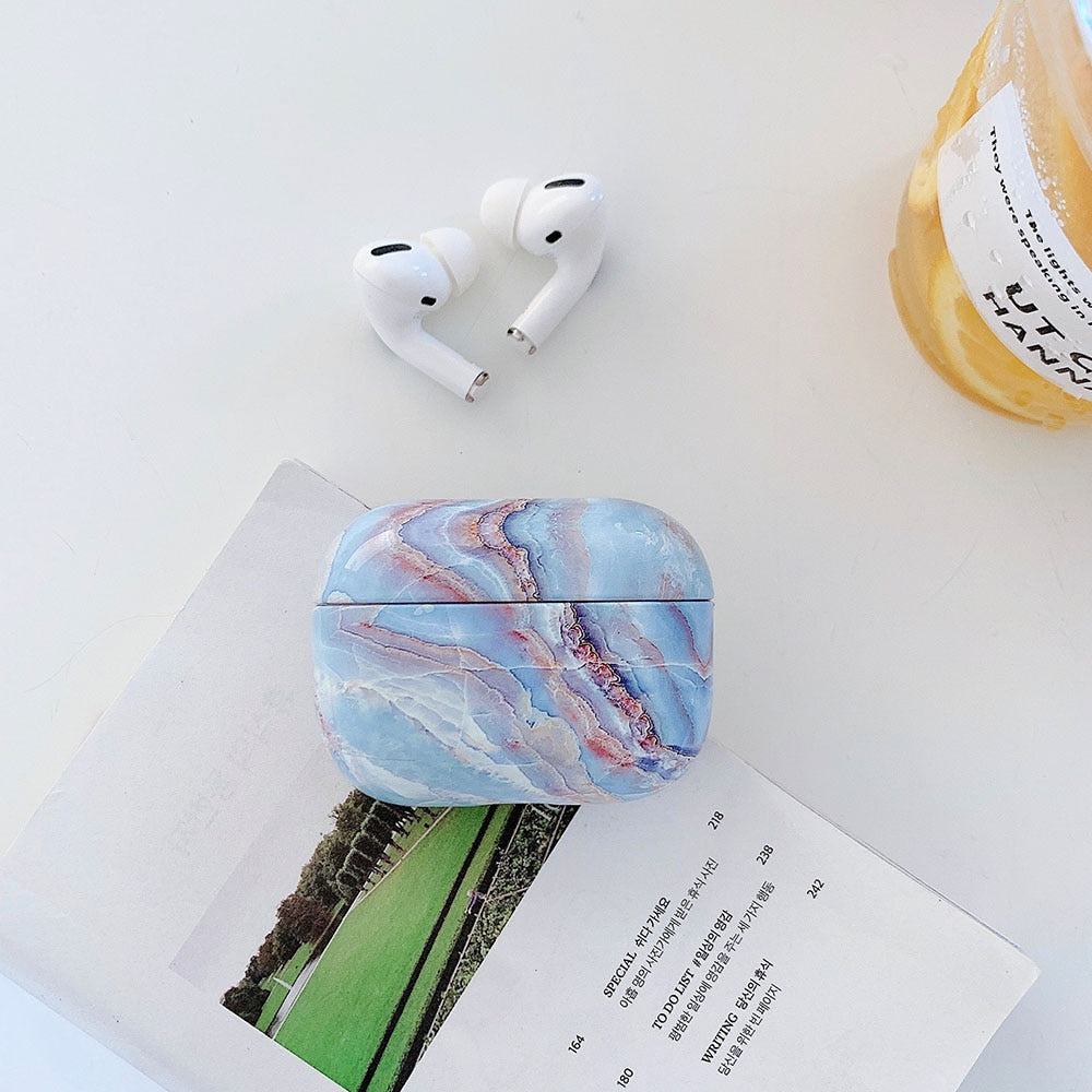 Christmas Marble & Floral AirPods Case-Fonally-E for AirPods Pro-