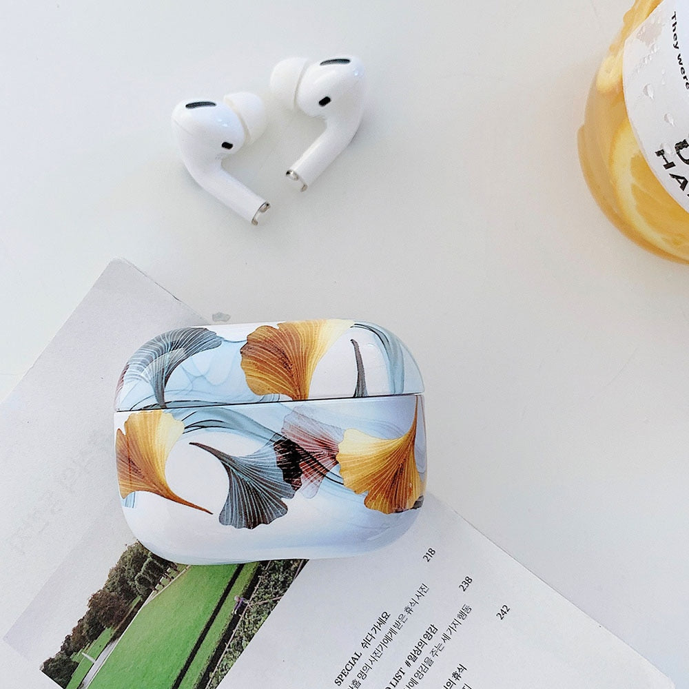 Christmas Marble & Floral AirPods Case-Fonally-H for AirPods Pro-