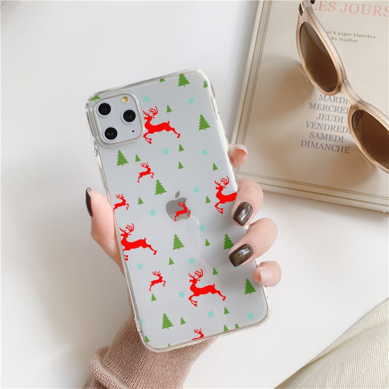 Clear Christmas Spirit iPhone Case-Fonally-For iPhone 12 Pro Max-5-