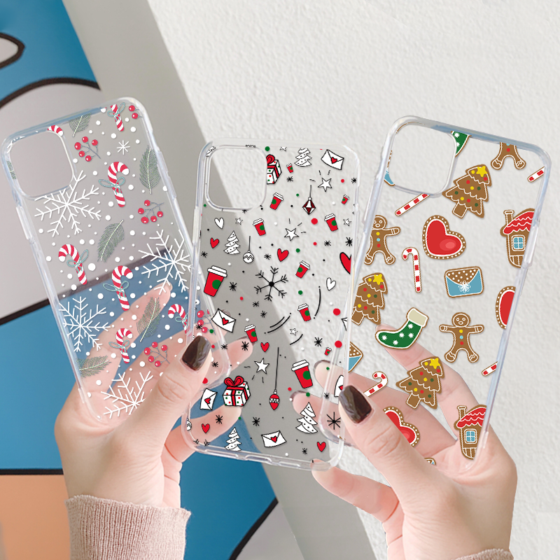 Clear Christmas Spirit iPhone Case-Fonally-