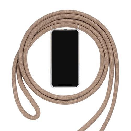 Clear iPhone Case with Lanyard-Fonally-For iPhone11 Pro Max-Khaki-