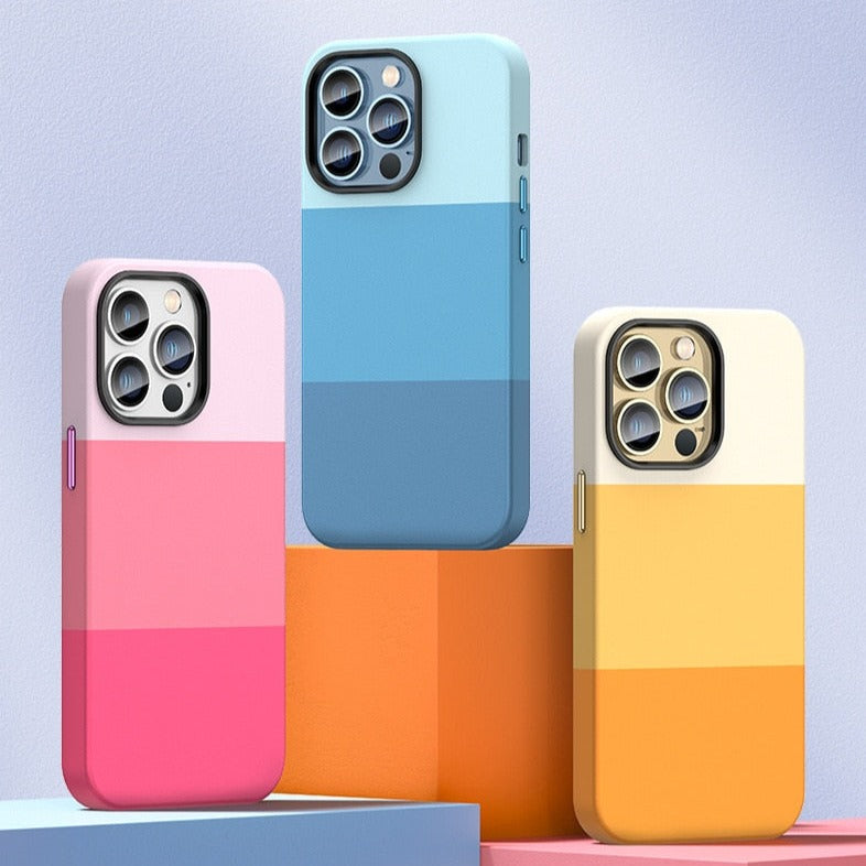 Contrasting Multicolor iPhone Case-Fonally-