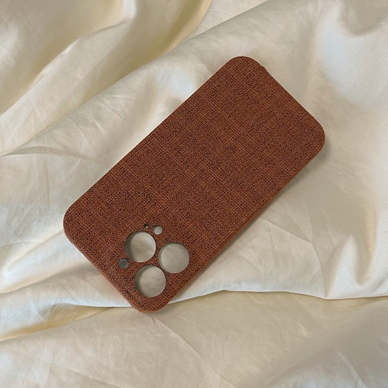 Cotton Fabric iPhone Case-Fonally-