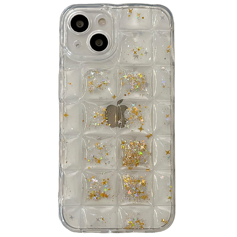 Cube Glitter Foils iPhone Case-Fonally-