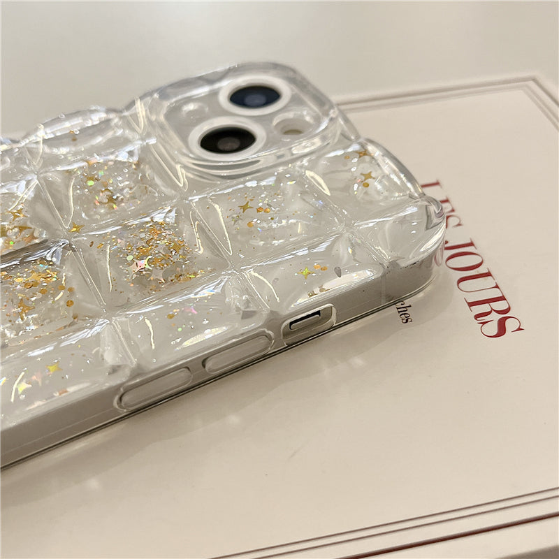 Cube Glitter Foils iPhone Case-Fonally-