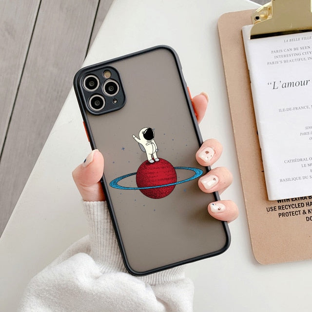Cute Astronaut Planet iPhone Case-Fonally-For iPhone 13 Pro Max-B-
