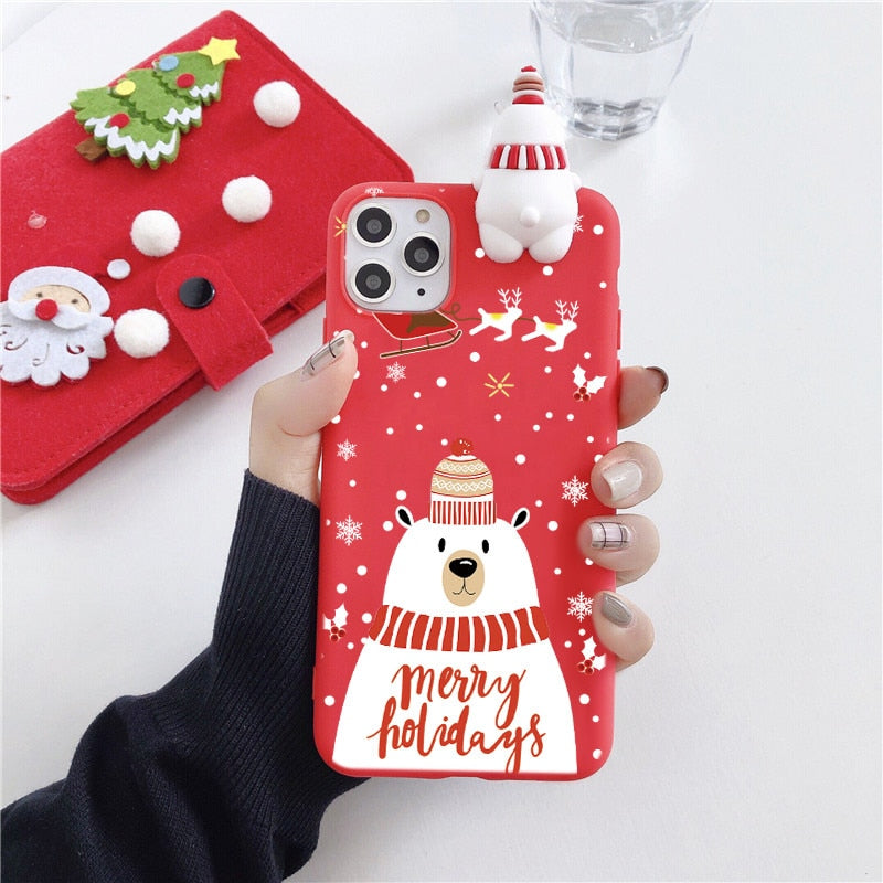 Cute Cartoon Toy Christmas iPhone Case-Fonally-For iPhone 12 or 12 Pro-B-