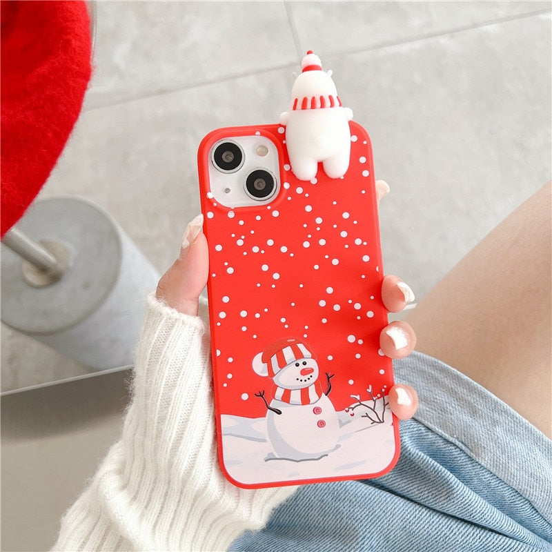 Cute Cartoon Toy Christmas iPhone Case-Fonally-For iPhone 12 or 12 Pro-C-