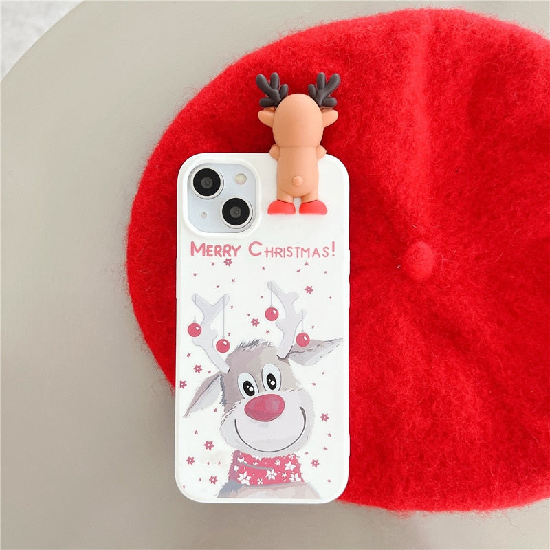 Cute Cartoon Toy Christmas iPhone Case-Fonally-For iPhone 12 or 12 Pro-E-