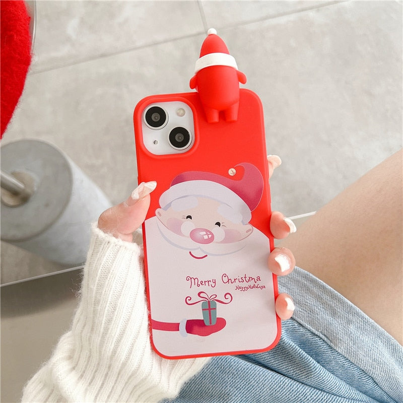 Cute Cartoon Toy Christmas iPhone Case-Fonally-For iPhone 12 or 12 Pro-G-
