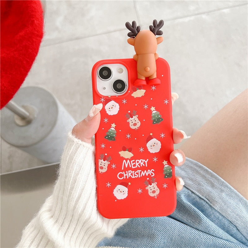 Cute Cartoon Toy Christmas iPhone Case-Fonally-For iPhone 12 or 12 Pro-I-