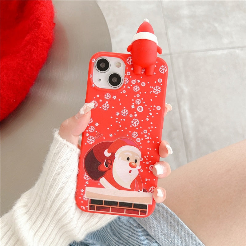 Cute Cartoon Toy Christmas iPhone Case-Fonally-For iPhone 12 or 12 Pro-K-