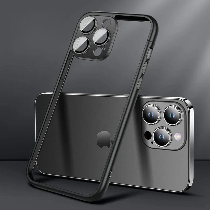 Dual Bracket iPhone Frame with Glass Camera Lens